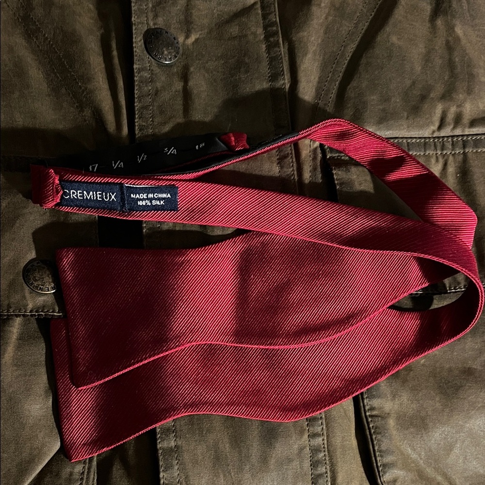 Daniel Cremieux Burgundy Silk Men's Bag